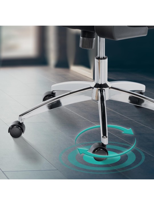 Scaun de birou Overton, negru