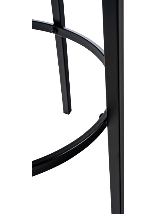 Scaun de bar Kamari imitatie piele, alb