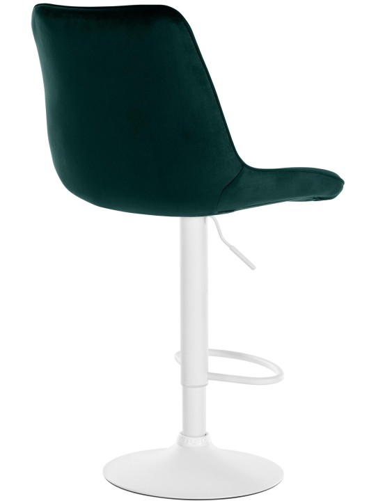 Set 2 taburete de bar Toni catifea, verde