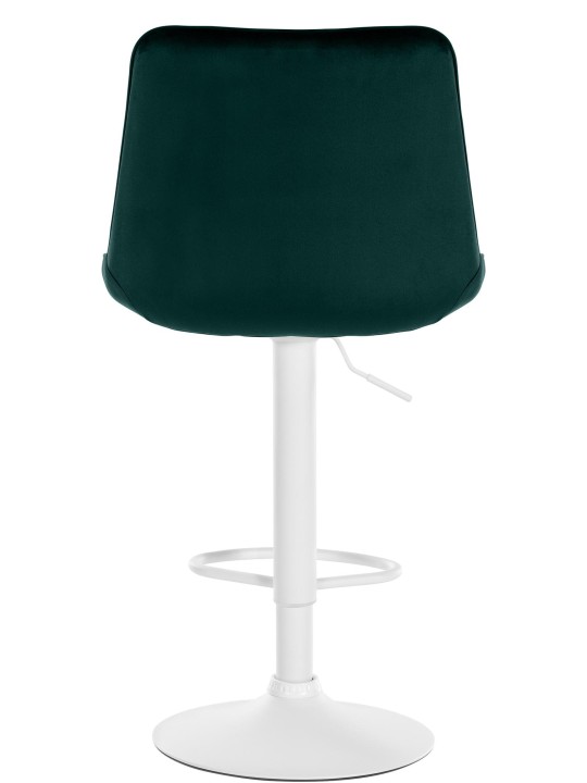 Set 2 taburete de bar Toni catifea, verde