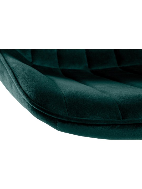 Set 2 scaune de bar Toni catifea, verde