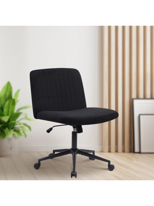 Scaun de birou tesatura Kingman, negru