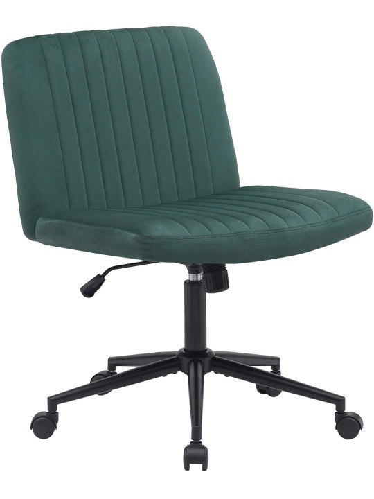 Scaun de birou catifea Kingman, verde