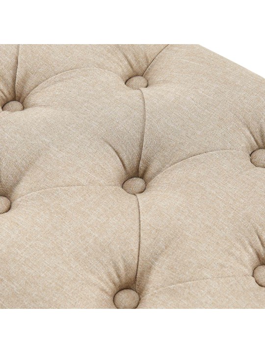 Bancă Amun țesătură B100, taupe