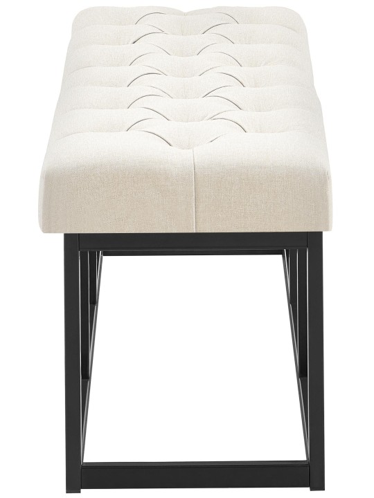 Bancă Amun țesătură B100, crem