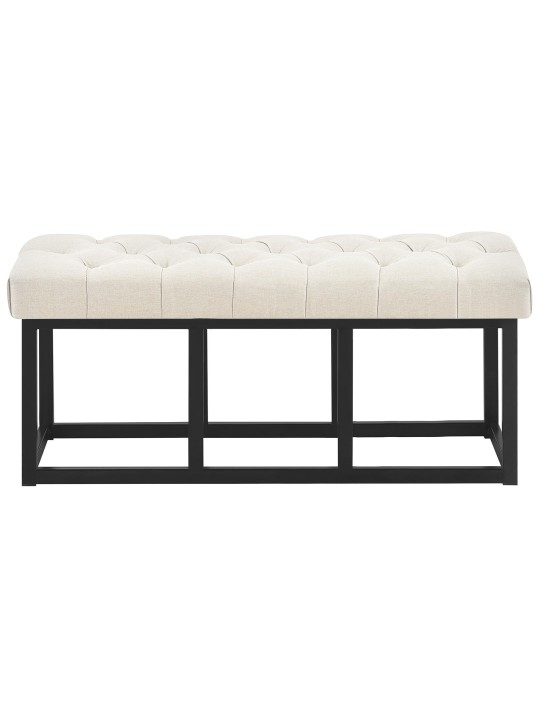 Bancă Amun țesătură B100, crem