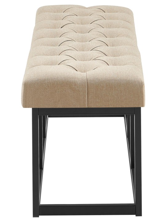 Bancă Amun țesătură B120, taupe