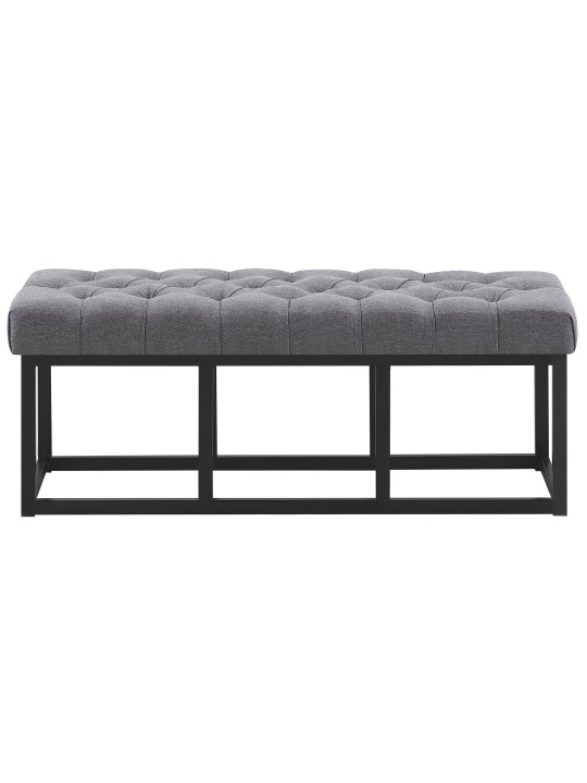 Bancă Amun țesătură B120, gri închis