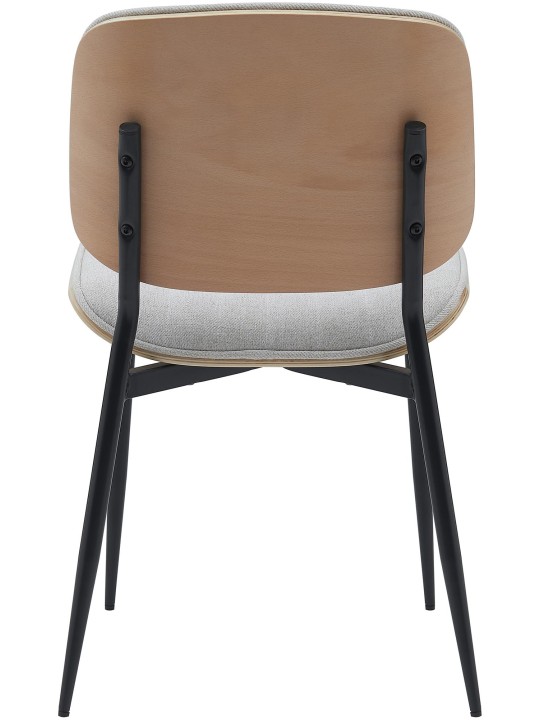 Scaun vizitator țesătură Tiffin, natural/crem