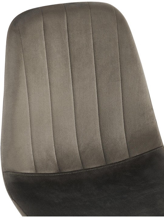 Set 4 scaune de sufragerie Baxter catifea, antracit