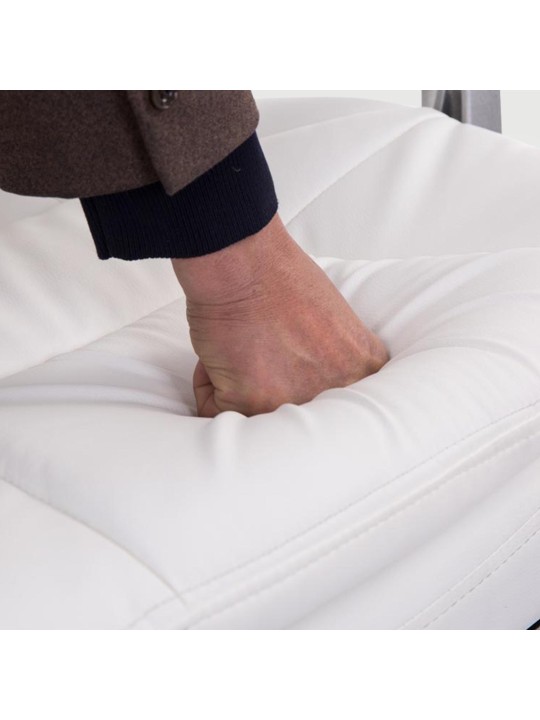 Scaun de birou XL Troy, alb