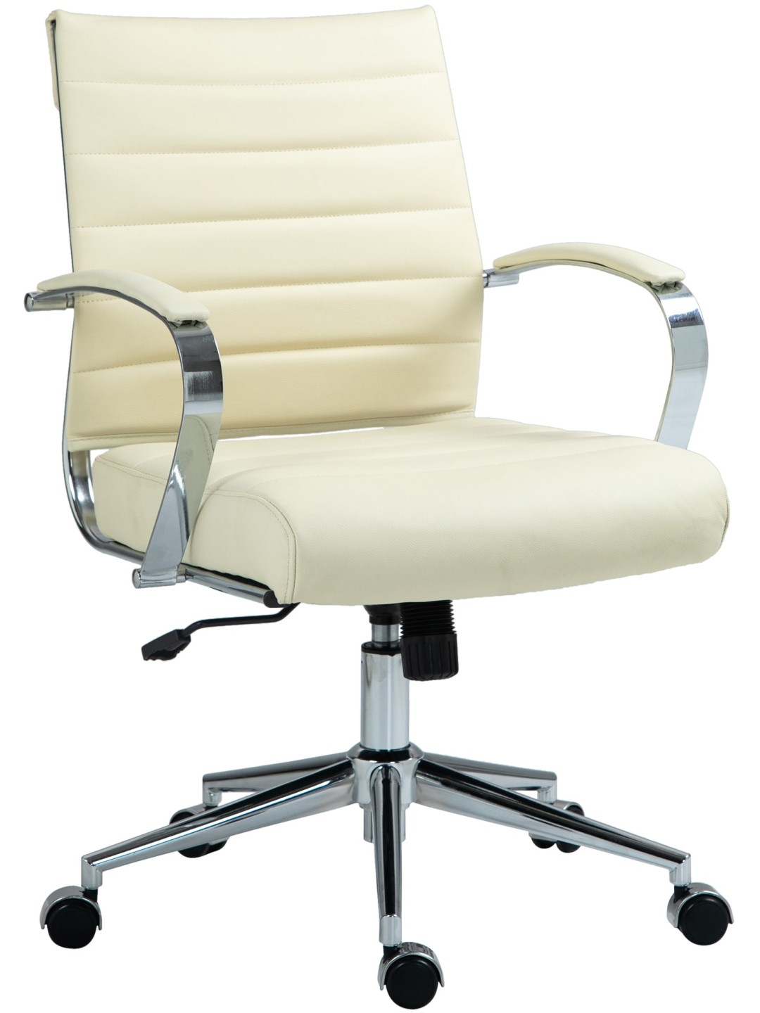 Scaun de birou Oakland piele naturala, crem