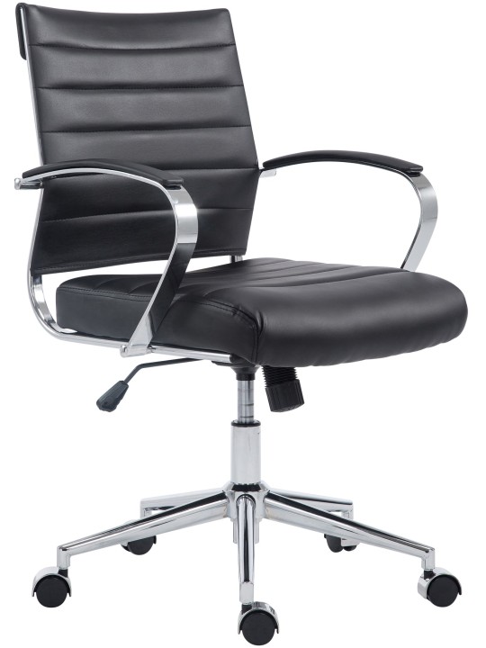 Scaun de birou Oakland imitatie piele, negru