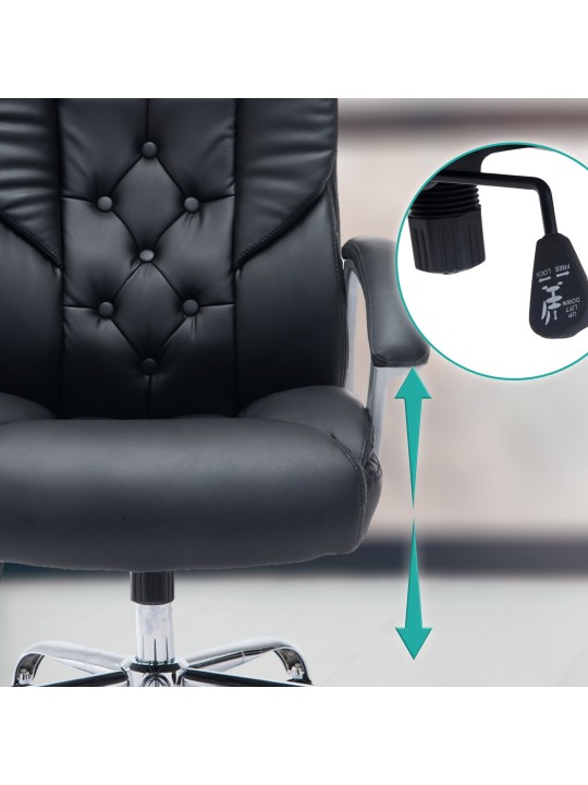 Scaun de birou BIG Rodeo, negru