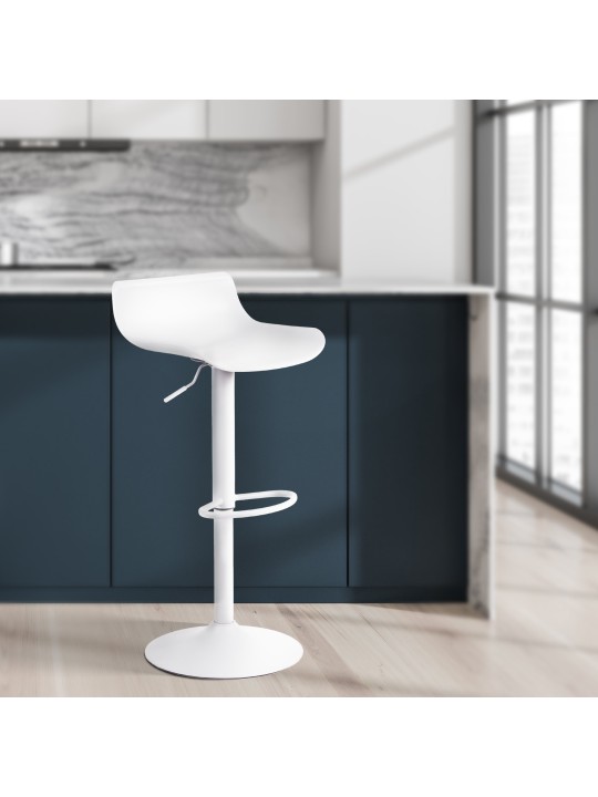 Scaun de bar Aveiro, alb Scaun de bar Aveiro, alb