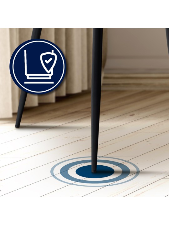 Scaun vizitator Cassis catifea, gri închis Scaun vizitator Cassis catifea, gri închis