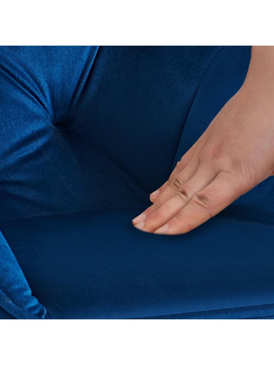 Set 2 scaune de sufragerie Cassis, albastru