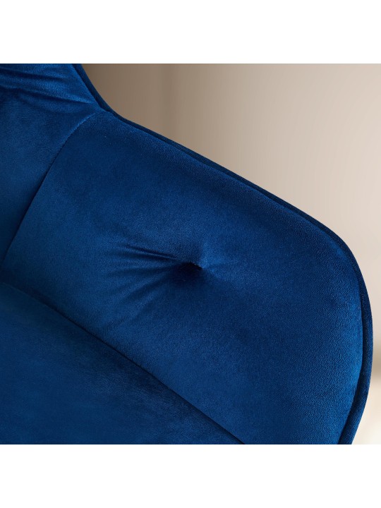 Set 2 scaune de sufragerie Cassis, albastru