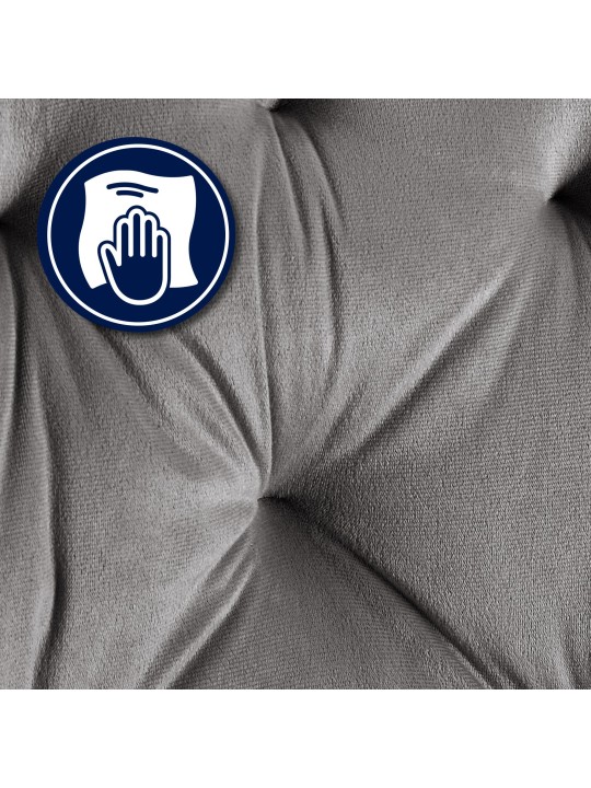 Set 2 scaune de sufragerie Cassis, gri închis Set 2 scaune de sufragerie Cassis, gri închis