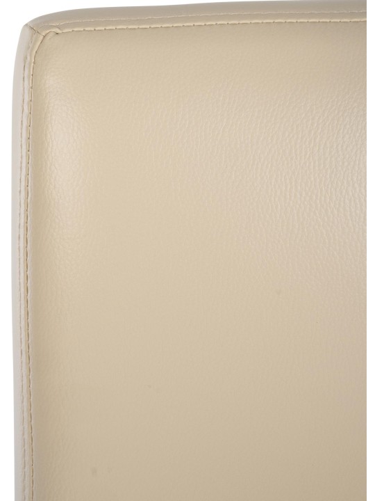Scaun de bar Freeport imitatie piele B, crem