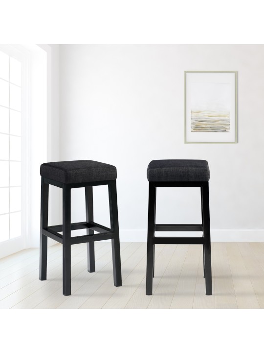 Scaun de bar Taylor B80 material, gri închis