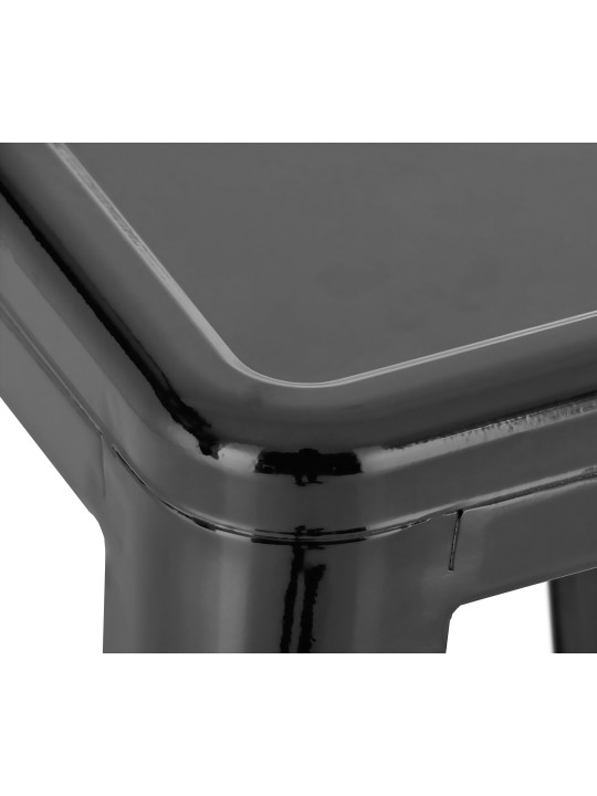 Set 2 scaune de bar Joshua, negru