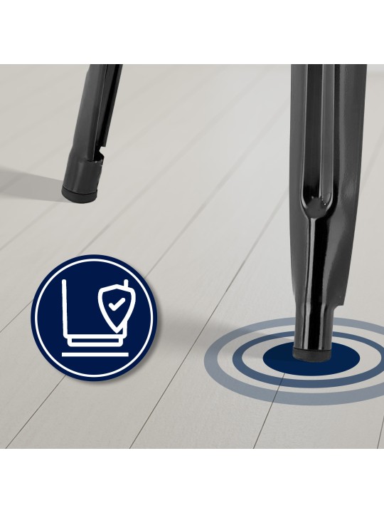 Set 2 scaune de bar Joshua, negru