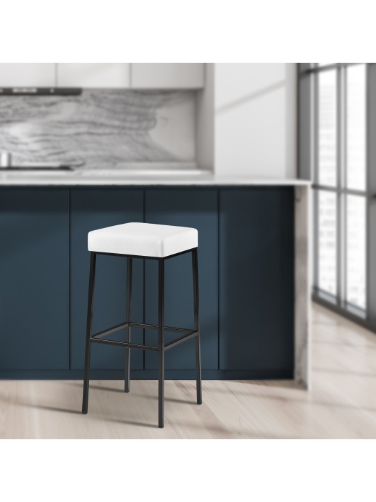 Scaun de bar Montreal B85, alb
