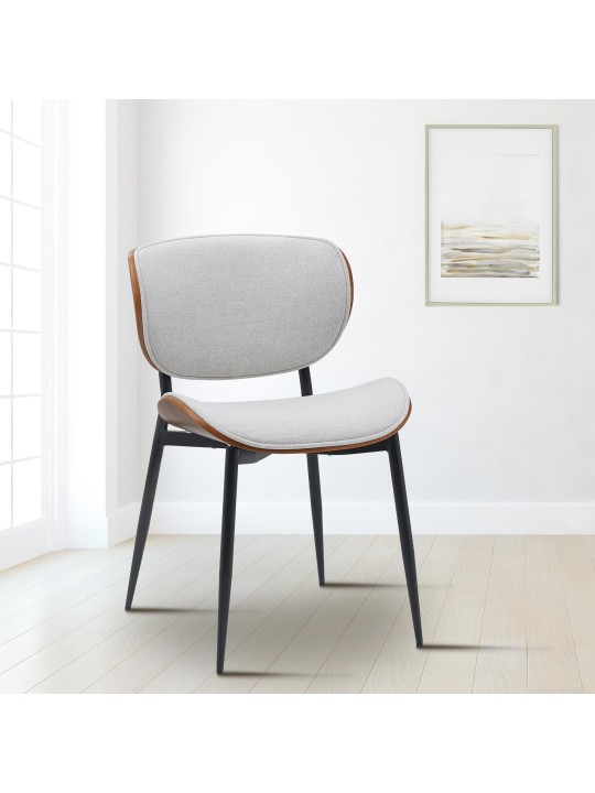 Scaun vizitator stofa Enid, nuc/crem