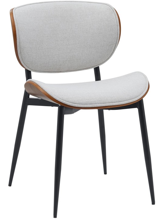 Scaun vizitator stofa Enid, nuc/crem