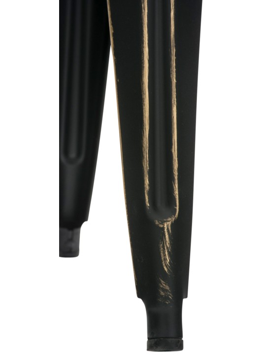 Scaun Armin antic, negru-auriu