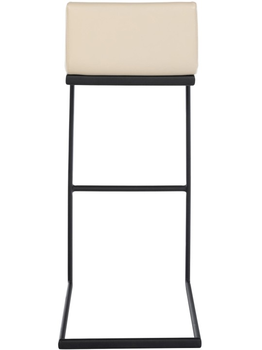 Scaun de bar Newport imitatie piele B, crem