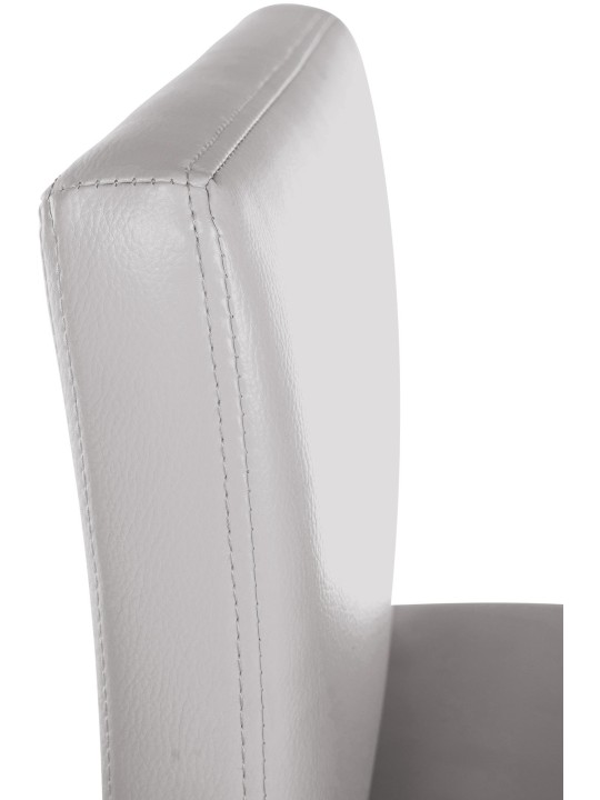 Scaun de bar Newport imitatie piele B, alb Scaun de bar Newport imitatie piele B, alb