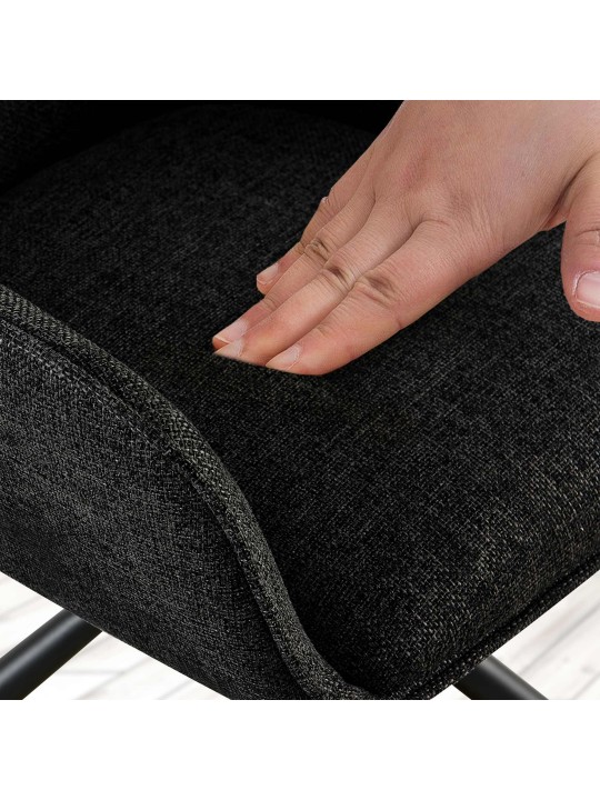 Scaun Tipton stofa, negru