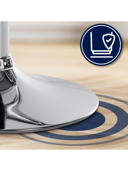 Scaun de bar Olinda catifea crom, gri închis Scaun de bar Olinda catifea crom, gri închis