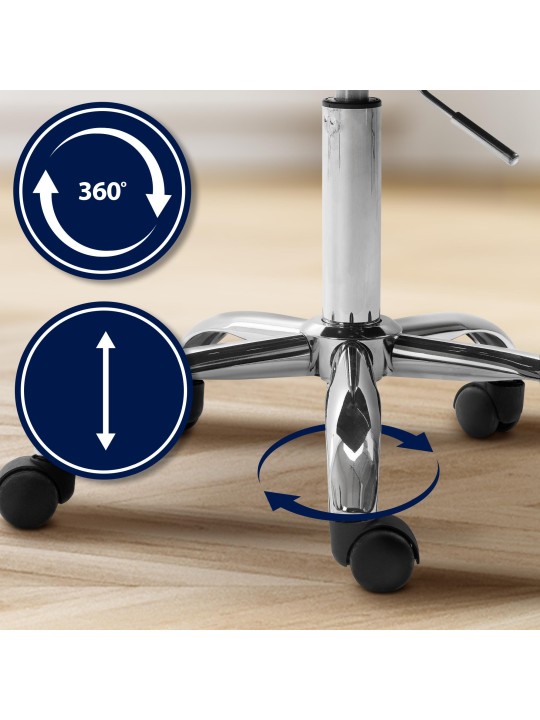 Scaun de lucru Olinda catifea, maro Scaun de lucru Olinda catifea, maro