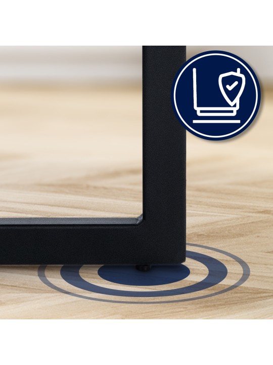 Scaun de bar Hopewell catifea B, negru