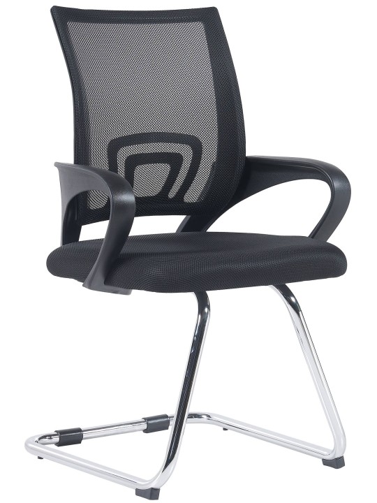 Scaun vizitator Eureka, negru