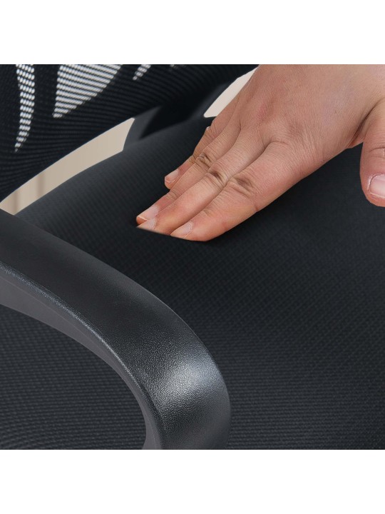 Scaun vizitator Eureka, negru