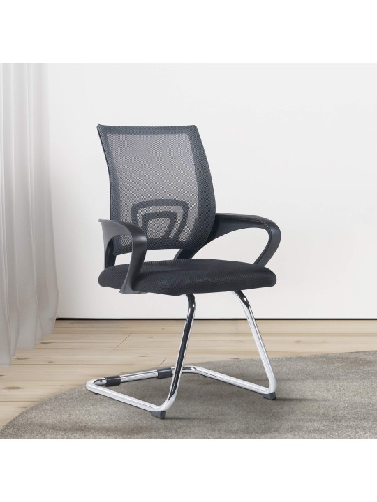 Set 2 scaune vizitator Eureka, gri