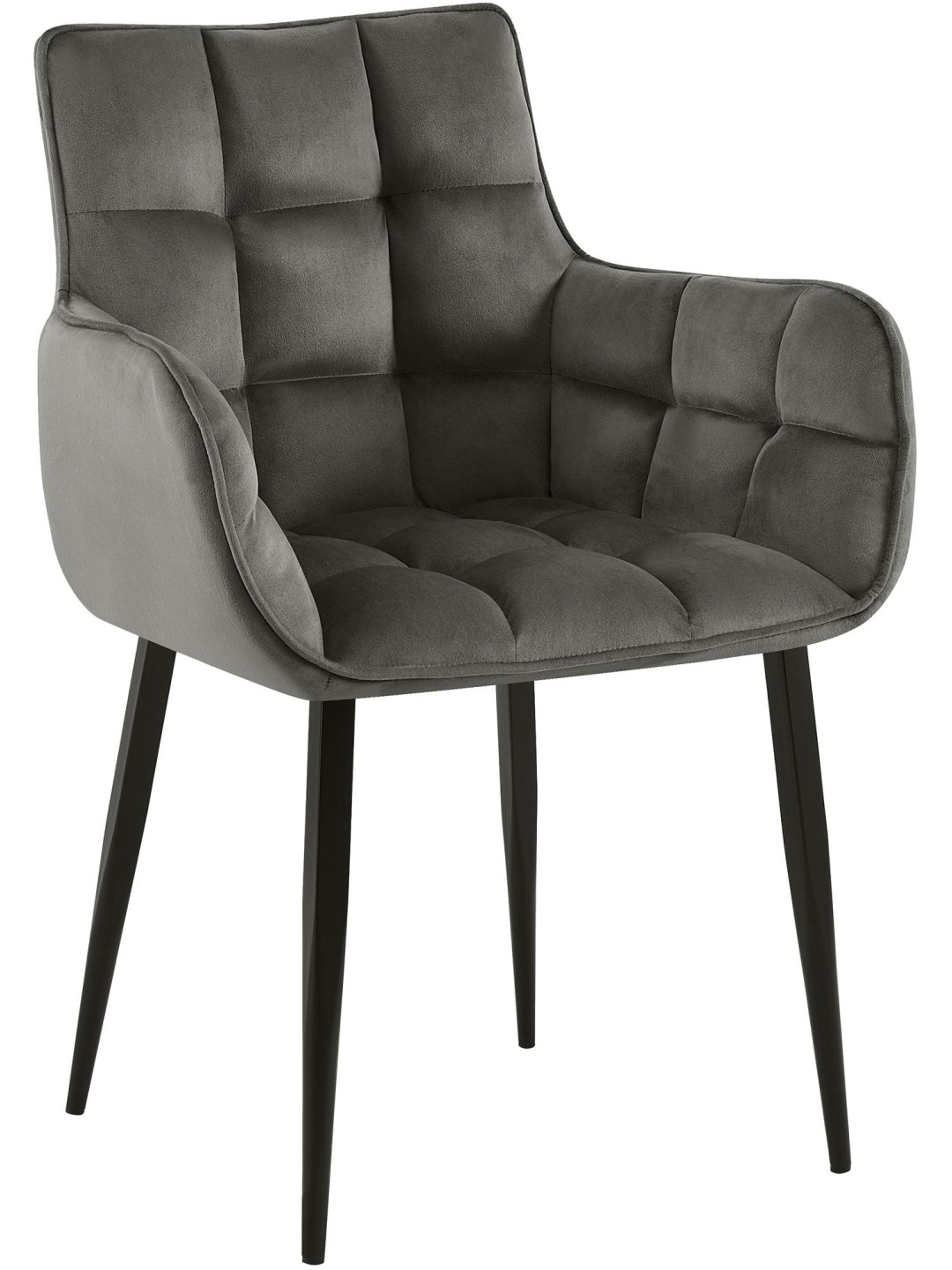 Scaun Tirana catifea, antracit