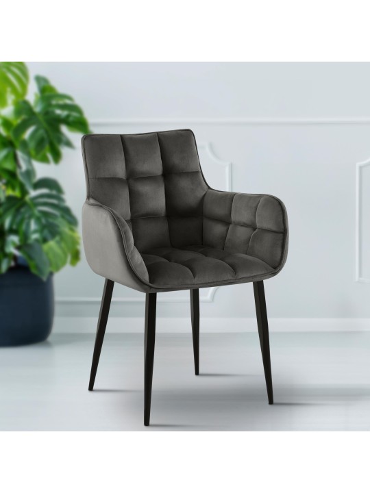 Scaun Tirana catifea, antracit Scaun Tirana catifea, antracit
