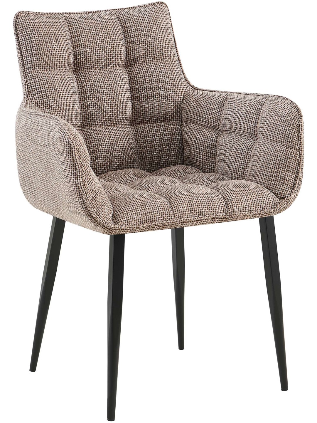 Scaun țesătură Tirana, maro pământiu