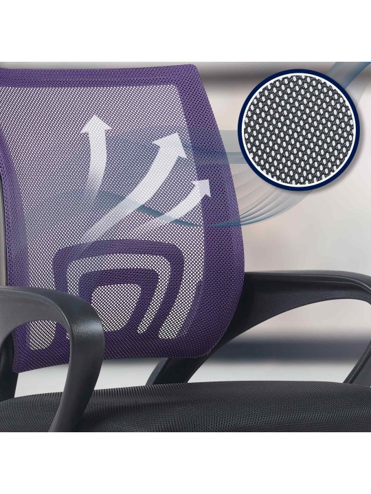 Scaun de birou Genius, lila