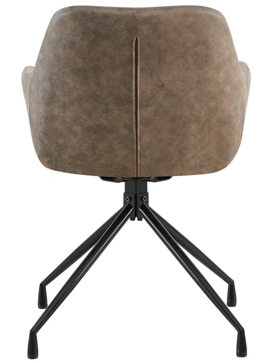 Scaun de sufragerie Welby Vintage, gri