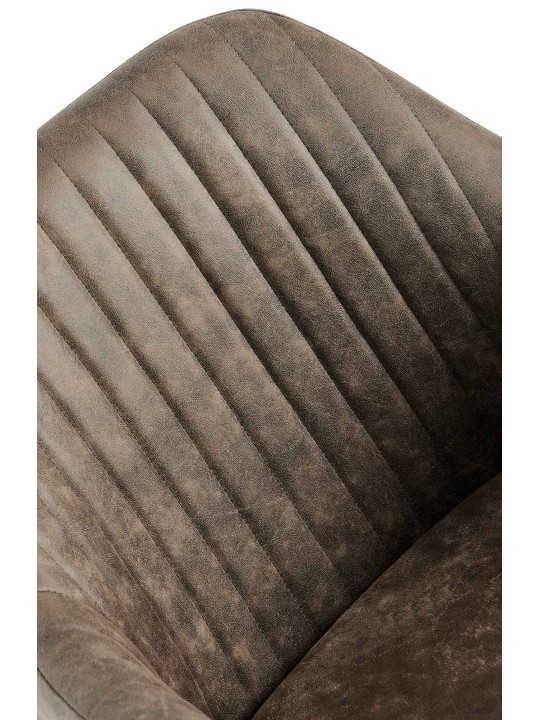 Scaun de sufragerie Welby Vintage, gri