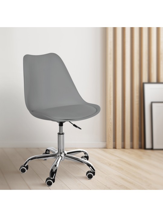 Scaun de lucru Laflin, gri
