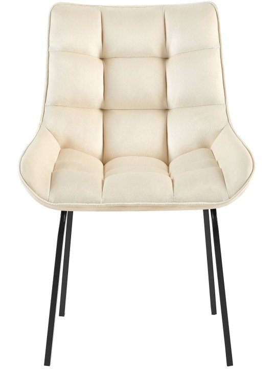 Scaun Saranda catifea, crem