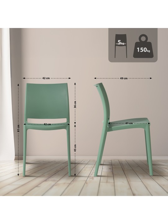 Scaun Meton, măsliniu