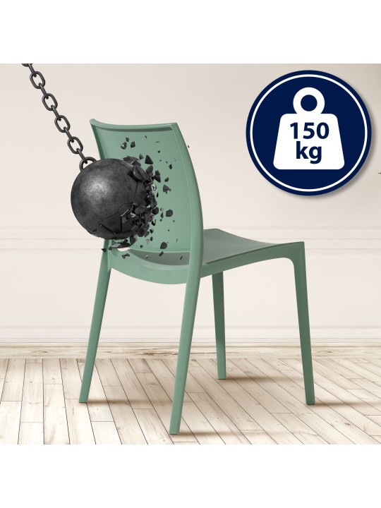 Set 2 scaune Meton, măsliniu